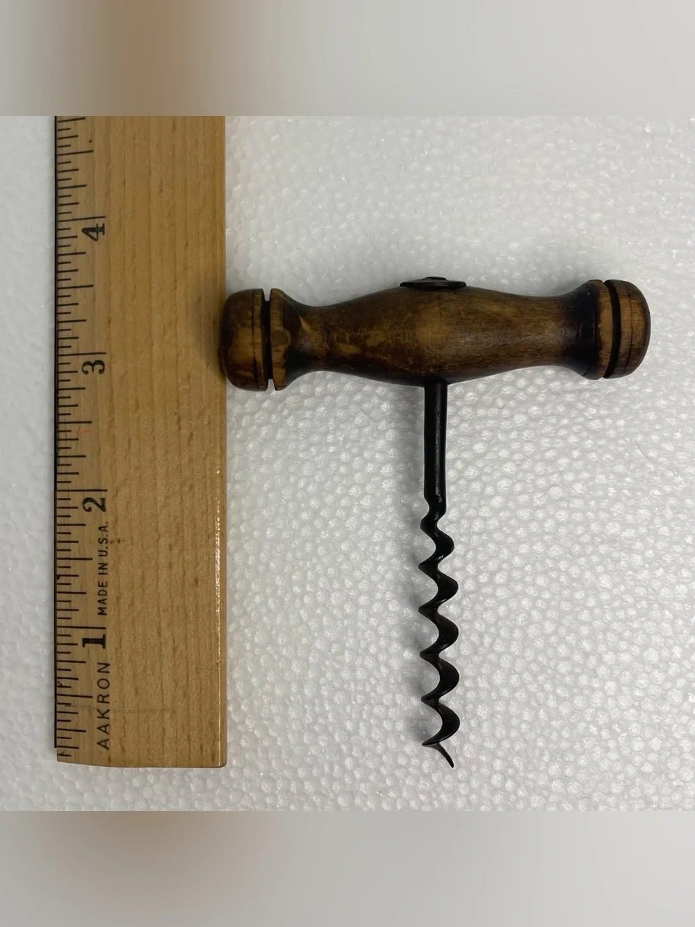 Wood Handle Corkscrew - Brown & Black